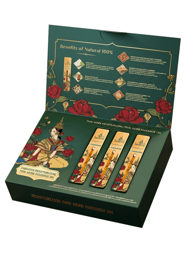 Thaikinn Thai Herb Massage Oil gift set